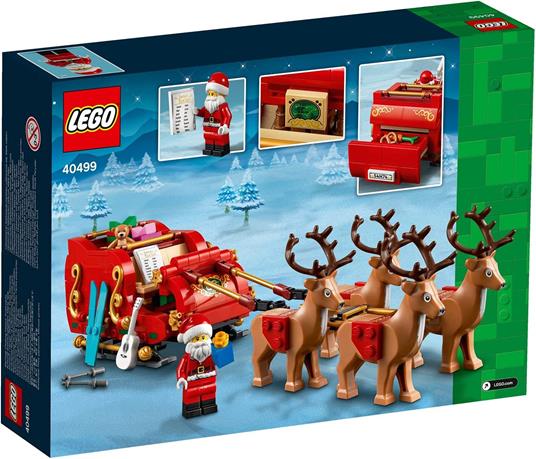 La slitta di babbo Natale - Lego 40499 - Lego A/S System - Set mattoncini -  Giocattoli