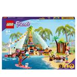 LEGO Friends 41700 Glamping sulla Spiaggia, Giocattoli per Bambini e Bambine di 6+ Anni con 3 Mini Bamboline e Accessori