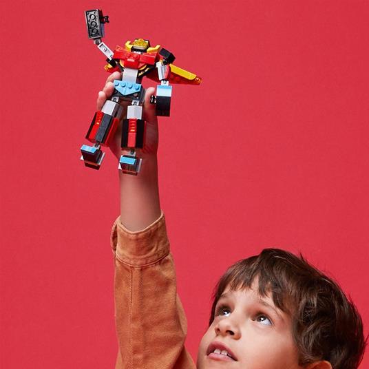 LEGO Creator 31124 3in1 Super Robot, Set di Costruzioni in Mattoncini,  Aereo e Drago Giocattolo per Bambini di 6+ Anni - LEGO - Creator - Generici  - Giocattoli