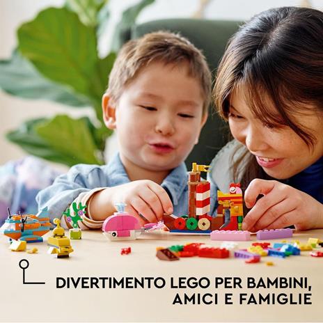 LEGO Classic 11018 Divertimento Creativo sullOceano, Giocattoli Creativi per Bambini di 4+ Anni, Mattoncini da Costruzione - 3