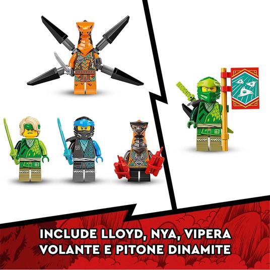 LEGO NINJAGO 71766 Dragone Leggendario di Lloyd con Drago Giocattolo Snodabile e Minifigure, Giochi per Bambini dagli 8 Anni - 5