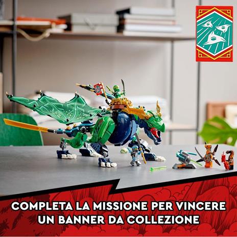 LEGO NINJAGO 71766 Dragone Leggendario di Lloyd con Drago Giocattolo Snodabile e Minifigure, Giochi per Bambini dagli 8 Anni - 6