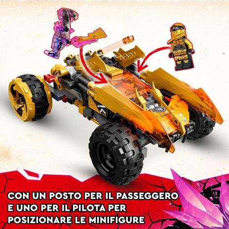 LEGO Ninjago 71769 Fuoristrada Drago di Cole, Set Serie TV Crystallized, Macchina Giocattolo, Giochi per Bambini da 8 Anni - 4