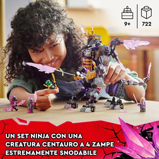 LEGO Ninjago 71772 Il Re dei Cristalli, Set Costruzioni con Action Figure e Minifigure Lloyd, Giochi per Bambini dai 9 Anni - 2