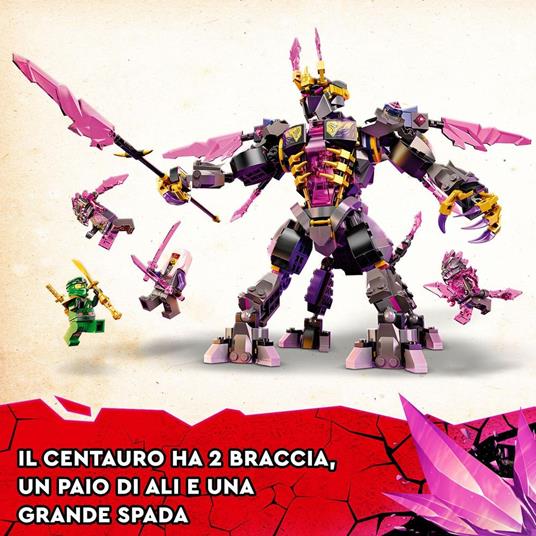 LEGO Ninjago 71772 Il Re dei Cristalli, Set Costruzioni con Action Figure e Minifigure Lloyd, Giochi per Bambini dai 9 Anni - 3
