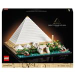 LEGO Architecture 21058 La Grande Piramide di Giza, Set da Collezione per Adulti, Hobby Creativi, Decorazione per la Casa