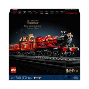 Giocattolo LEGO Harry Potter 76405 Hogwarts Express - Edizione del Collezionista, Modellino da Costruire Replica Treno a Vapore dei Film LEGO