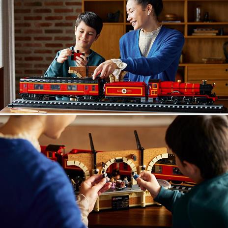 LEGO Harry Potter 76405 Hogwarts Express - Edizione del Collezionista, Modellino da Costruire Replica Treno a Vapore dei Film - 2