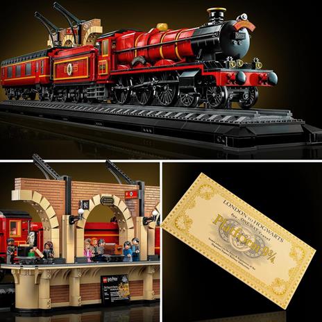 LEGO Harry Potter 76405 Hogwarts Express - Edizione del Collezionista, Modellino da Costruire Replica Treno a Vapore dei Film - 4