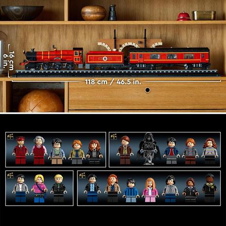 LEGO Harry Potter 76405 Hogwarts Express - Edizione del Collezionista, Modellino da Costruire Replica Treno a Vapore dei Film - 6