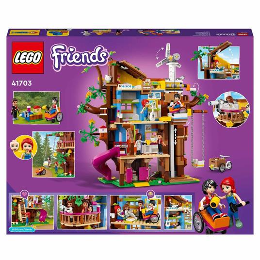 LEGO Friends 41703 Casa sull'Albero dell'Amicizia con Mini Bamboline di Mia  e River, Giochi per Bambini dai 8 Anni in su - LEGO - Star Wars - Edifici e  architettura - Giocattoli