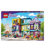 LEGO Friends Edificio della Strada Principale, Café Heartlake City e Salone, Casa delle Bambole per Bambini di 8 Anni, 41704