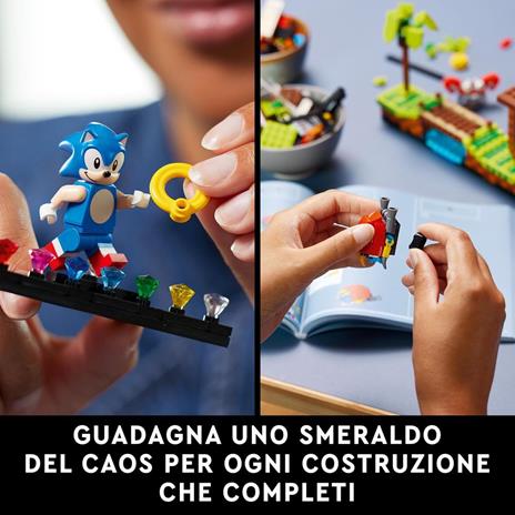 LEGO Ideas 21331 Sonic the Hedgehog - Green Hill Zone, Modello da Costruire per Adulti, Cultura Pop Anni 90, Dr. Eggman - 5