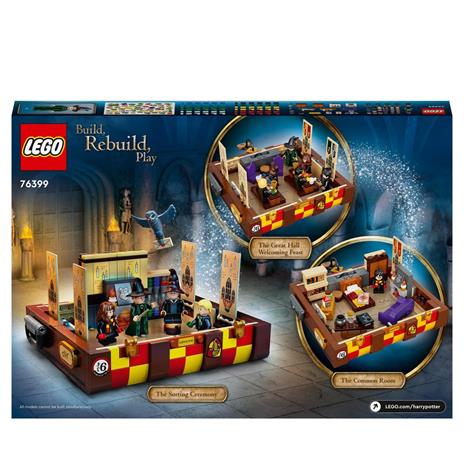 LEGO Harry Potter 76399 Il Baule Magico di Hogwarts, Idea Regalo Personalizzabile, Stemmi Case, Cappello Parlante e Gufo - 9