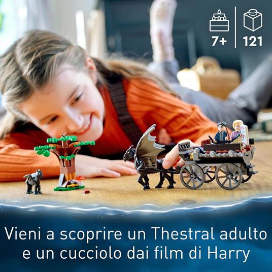 LEGO Harry Potter 76400 Thestral e Carrozza di Hogwarts, con Cavallo Giocattolo e 2 Minifigure, Giochi per Bambini dai 7 Anni - 2