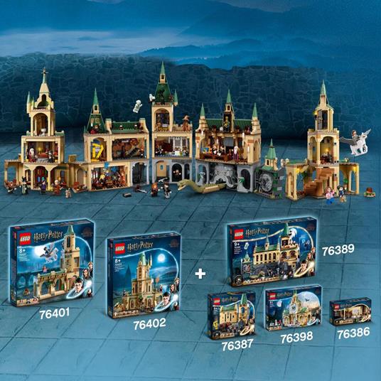 LEGO Harry Potter 76401 Cortile di Hogwarts: il Salvataggio di Sirius, Castello Giocattolo con Ippogrifo Fierobecco - 7