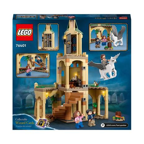 LEGO Harry Potter 76401 Cortile di Hogwarts: il Salvataggio di Sirius, Castello Giocattolo con Ippogrifo Fierobecco - 9