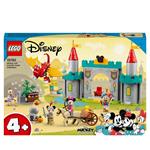 LEGO Disney Topolino e Amici 10780 Topolino e i suoi Amici Paladini del Castello, Cavallo Giocattolo, Giochi per Bambini