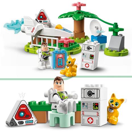 LEGO DUPLO Disney e Pixar 10962 La Missione Planetaria di Buzz Lightyear, Giochi per Bambini, Astronave e Robot Giocattolo - 5
