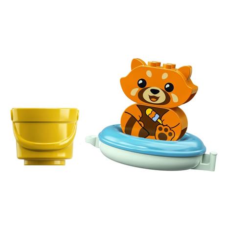 LEGO DUPLO 10964 Ora del Bagnetto: Panda Rosso Galleggiante, Giochi per Vasca da Bagno, per Bambini da 1 Anno e 1/2 - 7
