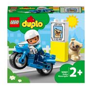 LEGO DUPLO 10967 Motocicletta Della Polizia, Moto Giocattolo per Bambini di 2+ Anni, Giochi Creativi ed Educativi