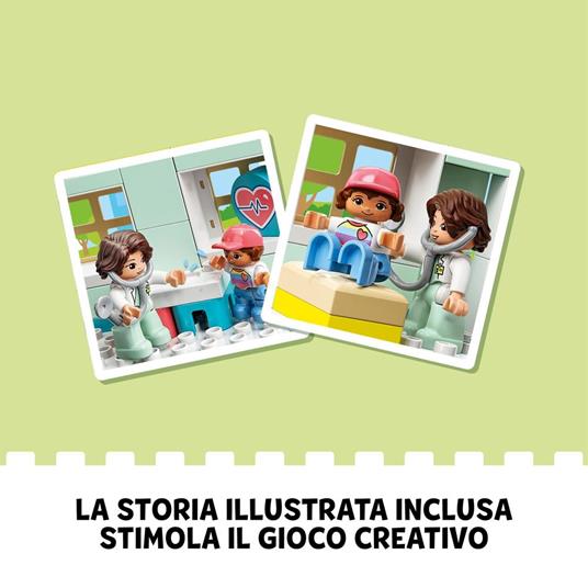 LEGO DUPLO 10968 Visita dal Dottore, Giochi Educativi per l'Apprendimento dei Bambini di 2+ Anni, Giocattoli Creativi - 4