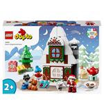 LEGO DUPLO 10976 Casa di Pan di Zenzero di Babbo Natale, Giocattolo con Figure di Bambini, Idea Regalo per Bimbi di 2+ Anni
