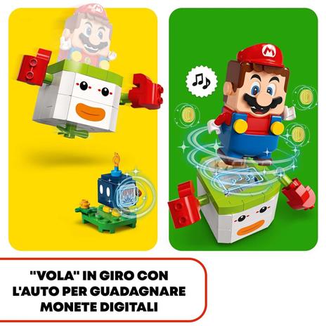 LEGO Super Mario 71396 Clown Koopa di Bowser Junior - Pack di Espansione, Set Costruzioni e Giocattoli per Bambini di 6+ Anni - 4