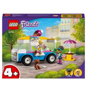 Giocattolo LEGO Friends 41715 Il Furgone dei Gelati, Set con Gelato e Cane Giocattolo, con Mini Bamboline, Giochi per Bambini dai 4 Anni LEGO