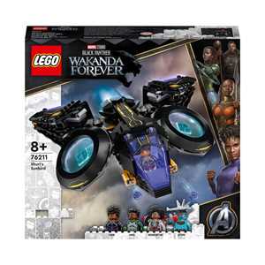 Giocattolo LEGO Marvel 76211 Sunbird di Shuri, Aereo Giocattolo di Black Panther, Giochi per Bambini con Supereroi, Idee Regalo LEGO