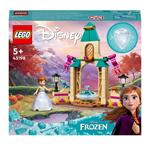 LEGO Disney 43198 Il Cortile del Castello di Anna, Giocattolo con Principessa Frozen 2, Collezione Abito Diamante