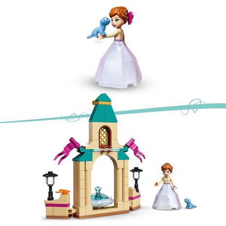 LEGO Disney 43198 Il Cortile del Castello di Anna, Giocattolo con Principessa Frozen 2, Collezione Abito Diamante - 4
