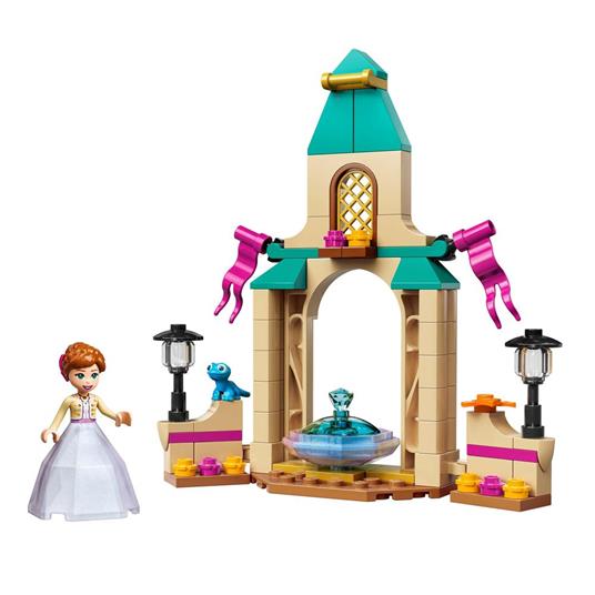 LEGO Disney 43198 Il Cortile del Castello di Anna, Giocattolo con Principessa Frozen 2, Collezione Abito Diamante - 8