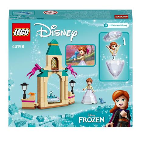 LEGO Disney 43198 Il Cortile del Castello di Anna, Giocattolo con Principessa Frozen 2, Collezione Abito Diamante - 9