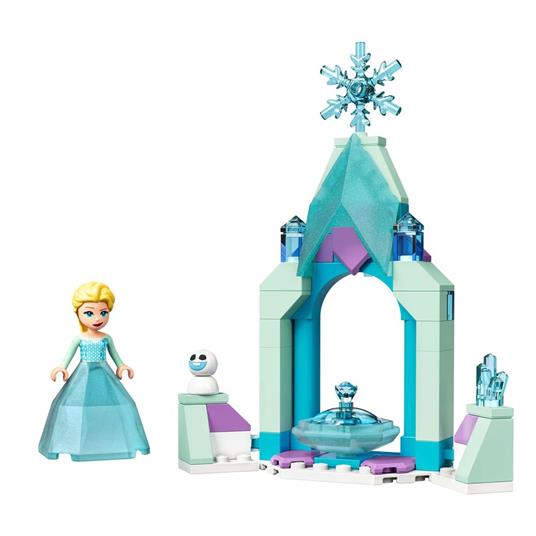 LEGO Disney 43199 Il Cortile del Castello di Elsa, Giocattolo con Principessa Frozen 2, Collezione Abito Diamante - 8