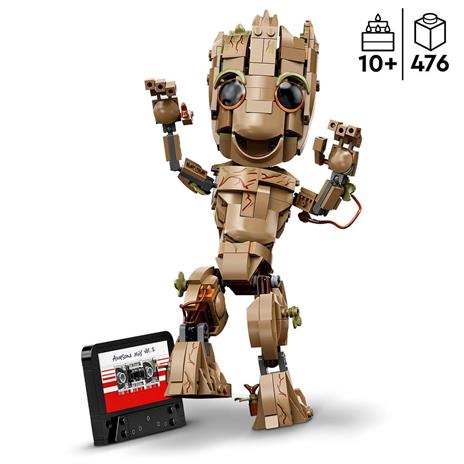 LEGO Marvel 76217 Io Sono Groot, Set Costruzioni con Modellino Marvel dei Guardiani della Galassia, Supereroe Giocattolo - 4