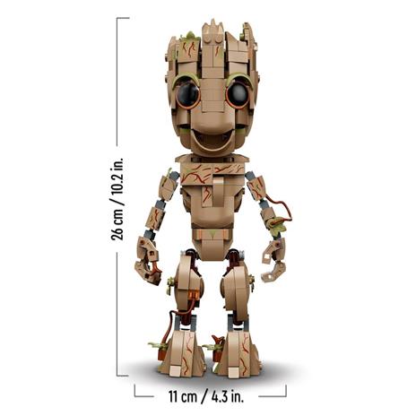LEGO Marvel 76217 Io Sono Groot, Set Costruzioni con Modellino Marvel dei Guardiani della Galassia, Supereroe Giocattolo - 5
