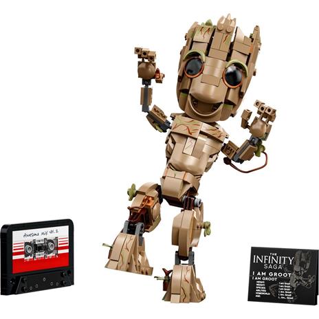 LEGO Marvel 76217 Io Sono Groot, Set Costruzioni con Modellino Marvel dei Guardiani della Galassia, Supereroe Giocattolo - 8