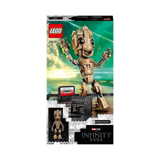 LEGO Marvel 76217 Io Sono Groot, Set Costruzioni con Modellino Marvel dei Guardiani della Galassia, Supereroe Giocattolo - 9