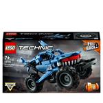 LEGO Technic Monster Jam Megalodon, da Camion a Macchina Giocattolo Low Racer Lusca, per Bambini di 7+ Anni, 42134