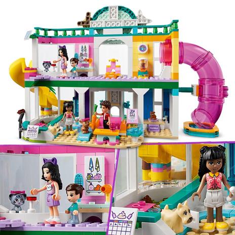 LEGO Friends 41718 Centro Day Care dei Cuccioli, Parco Giochi per Animali di Heartlake City, Gioco per Bambini di 7+ Anni - 4