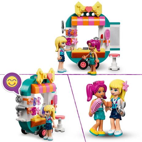 LEGO Friends 41719 Boutique di Moda Mobile, Parrucchiere e Accessori per Mini Bamboline, Giochi per Bambini dai 6 Anni - 5