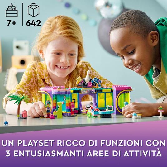 LEGO Friends 41708 Arcade Roller Disco, Mini Bambolina Andrea, Idea Regalo, Giochi per Bambine e Bambini dai 7 Anni - 2