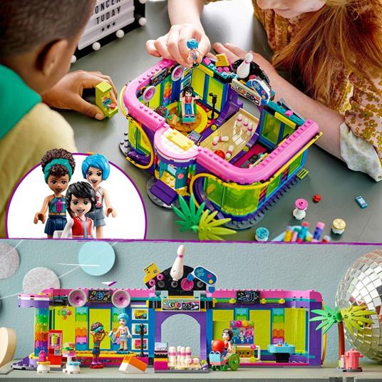 LEGO Friends 41708 Arcade Roller Disco, Mini Bambolina Andrea, Idea Regalo, Giochi per Bambine e Bambini dai 7 Anni - 6