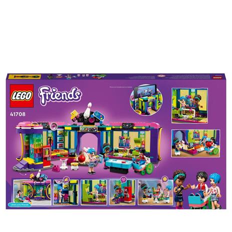 LEGO Friends 41708 Arcade Roller Disco, Mini Bambolina Andrea, Idea Regalo, Giochi per Bambine e Bambini dai 7 Anni - 9