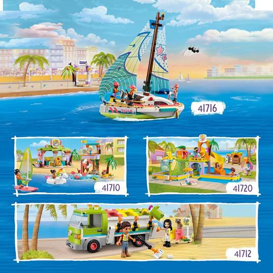 LEGO Friends 41710 Divertimento sulla Spiaggia dei Surfer, Costruzioni con Unicorno Giocattolo, Giochi per Bambini dai 6 Anni - 7