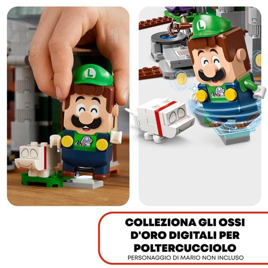 LEGO Super Mario Atrio di Luigi's Mansion - Pack di Espansione, Giocattolo da Costruire per Bambini con Ombretta e Boo, 71399 - 4