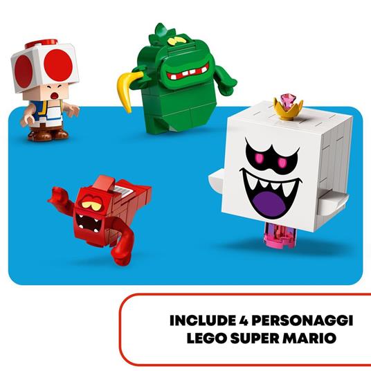 LEGO Super Mario Caccia ai Fantasmi di Luigi?s Mansion - Pack di Espansione, Set di Costruzioni con Toad e Re Boo, 71401 - 6