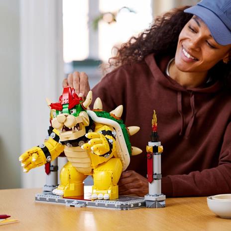 LEGO Super Mario 71411 Il Potente Bowser, Kit di Costruzioni per Adulti, Idee Regalo, Personaggio Snodabile 3D da Collezione - 2