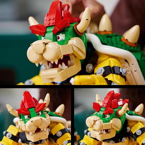 LEGO Super Mario 71411 Il Potente Bowser, Kit di Costruzioni per Adulti, Idee Regalo, Personaggio Snodabile 3D da Collezione - 4